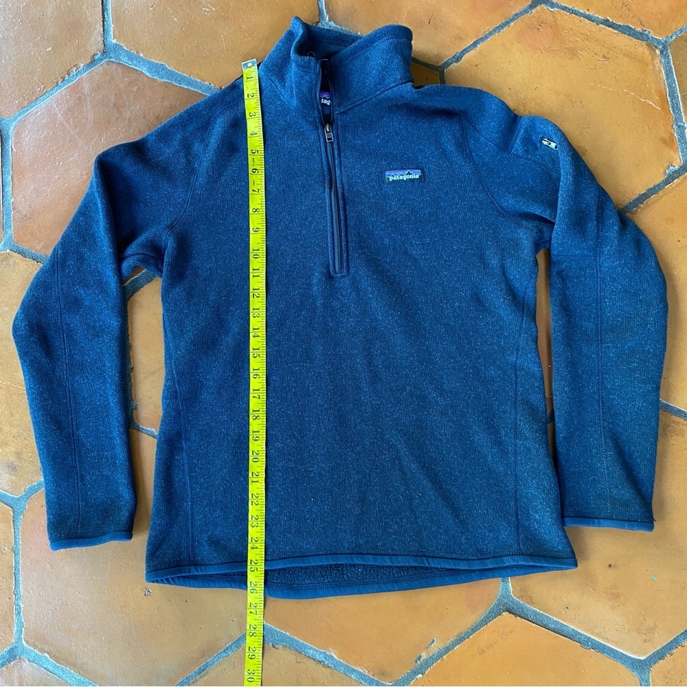 Patagonia Better Sweater Fleece Pullover Womens Small Blue 1/4 Zip Gorpcore - Picture 7 of 8
